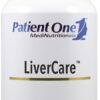 Patient One LiverCare envase frontal suplemento de salud hepática