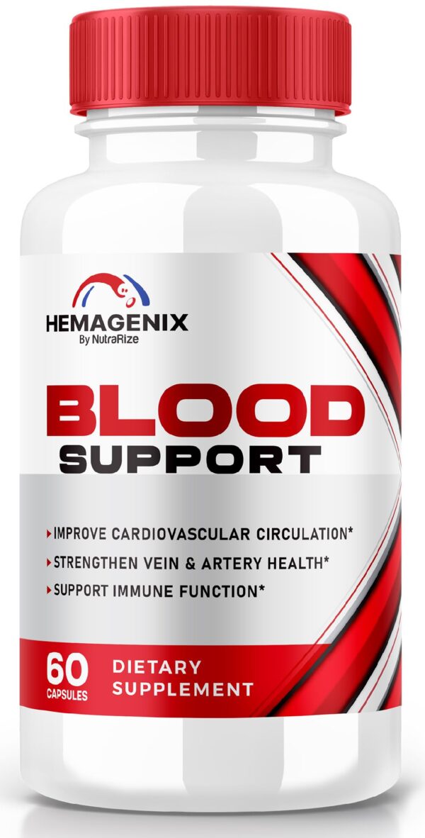 Hemagenix cápsulas para apoyo sanguíneo y salud integral 60 unidades