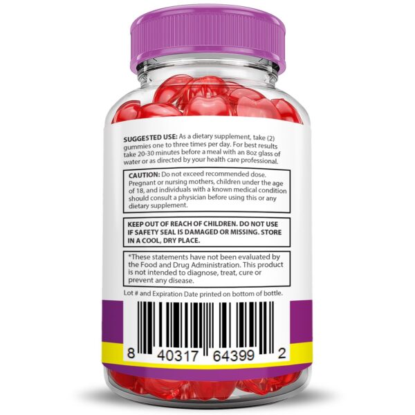 Muestra gomitas keto Fast Active ACV con vinagre de sidra