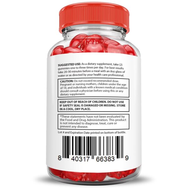 Gominolas Ignite Keto ACV con base de pectina y jugo de granada