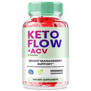 Version 1.0.0 Paquete de gomitas Keto Flow ACV para bienestar y equilibrio