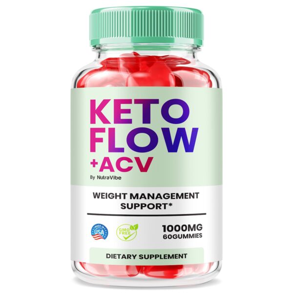 Paquete de gomitas Keto Flow ACV para bienestar y equilibrio