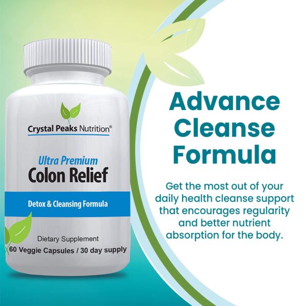 Empaque cápsulas detox colon Crystal Peaks