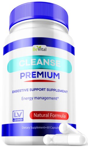 Bevital Cleanse Premium bote 60 cápsulas para limpieza digestiva