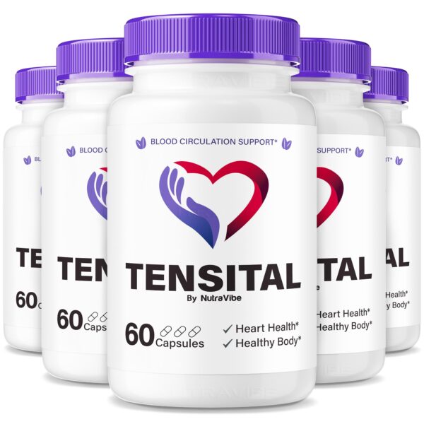 Version 1.0.0 Paquete de cápsulas NutraVibe Tensital para energía y circulación