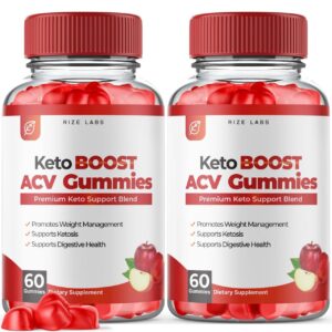 Paquete gomitas rize labs Keto Boost ACV 60 unidades