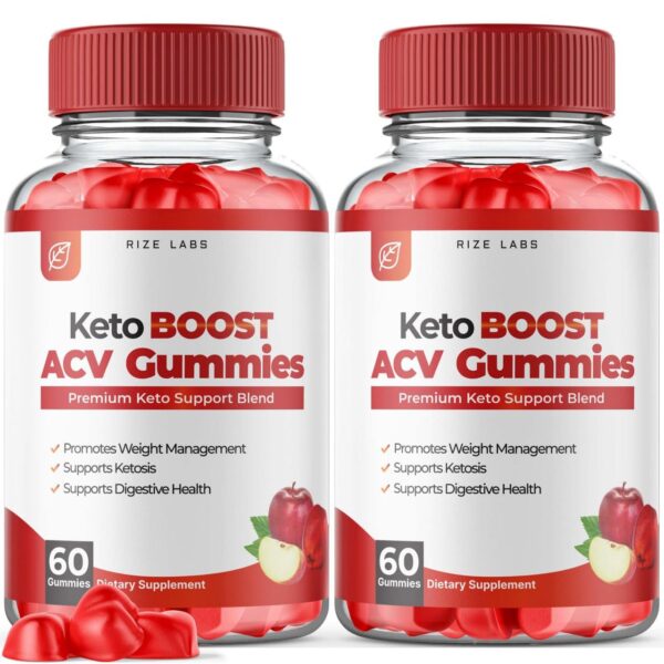Paquete gomitas rize labs Keto Boost ACV 60 unidades