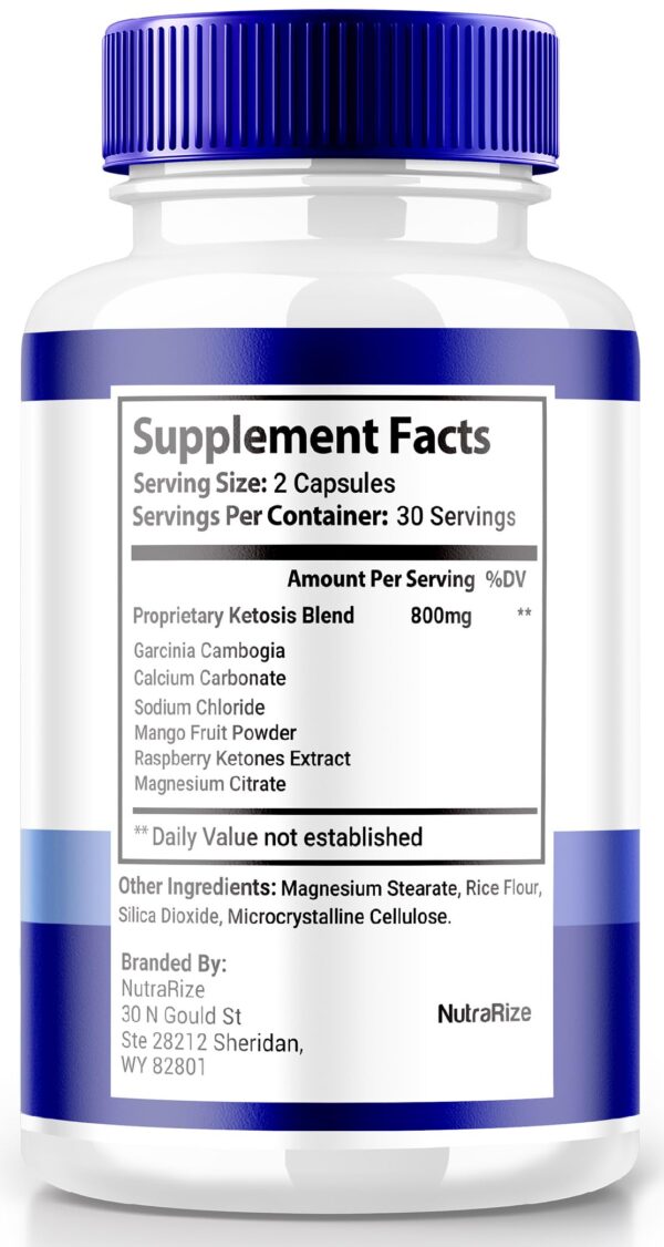 Suplemento avanzado Fit Core Life Keto frasco