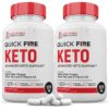 Quick Fire Keto ACV Pills 1275MG apoyo keto 120 cápsulas paquete 2