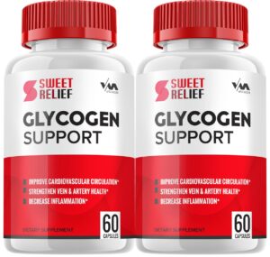 SweetRelief Glycogen suplemento cápsulas bienestar general