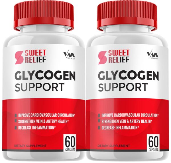 SweetRelief Glycogen suplemento cápsulas bienestar general