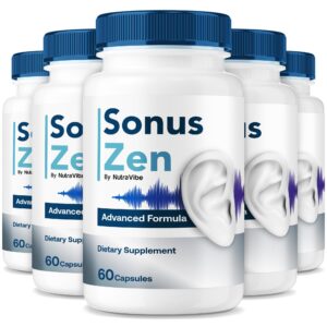 Paquete de 5 SonusZen cápsulas apoyo auditivo