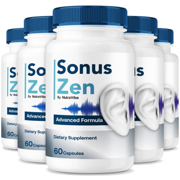 Paquete de 5 SonusZen cápsulas apoyo auditivo