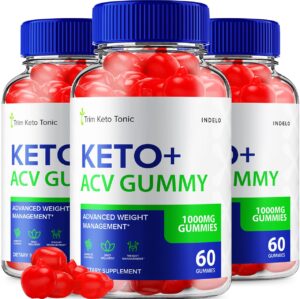 Trim Keto Tonic gominolas keto vinagre sidra manzana paquete 3