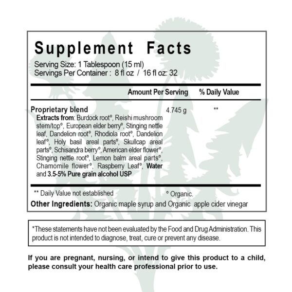 Caja orgánica Maine Medicinals Cleanse + Fortify