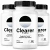 Frasco de Clearer Capsules para soporte visual natural