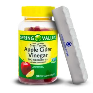 Frasco gomitas vinagre de manzana Spring Valley 500mg