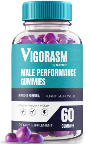 Vigorasm gomitas premium oficiales 60 unidades para energía masculina