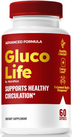 NutraRize GlucoLife cápsulas optimizador natural 60 unidades