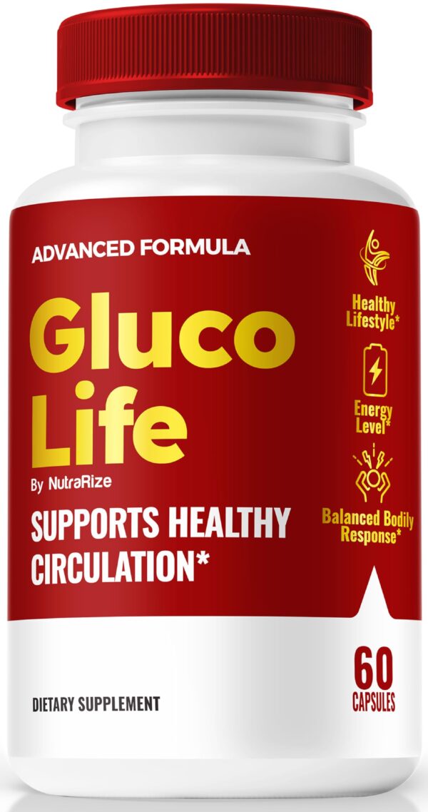 Version 1.0.0 NutraRize GlucoLife cápsulas optimizador natural 60 unidades