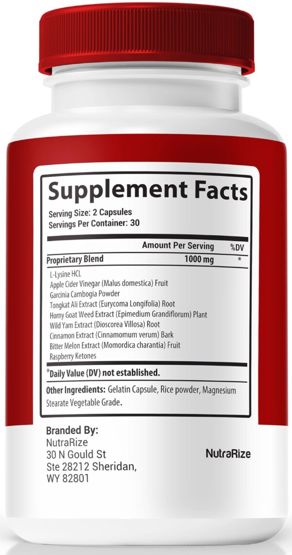 Version 1.0.0 Frasco GlucoLife cápsulas para energía y salud