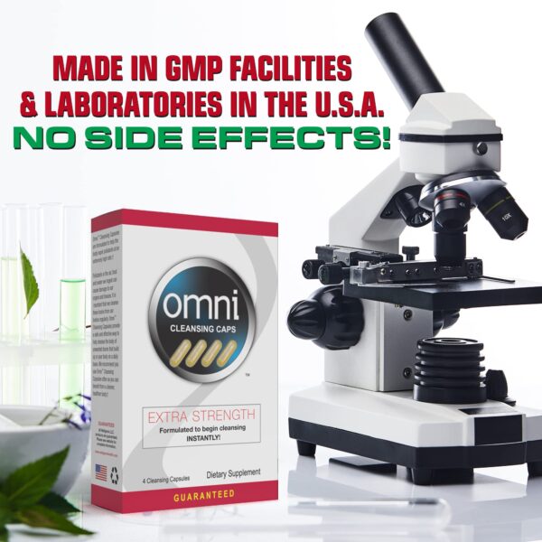 Pack de 4 cápsulas detoxificantes para rápida limpieza corporal