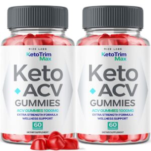 Paquete de gomitas KetoTrim Max con vinagre de manzana para pérdida de peso