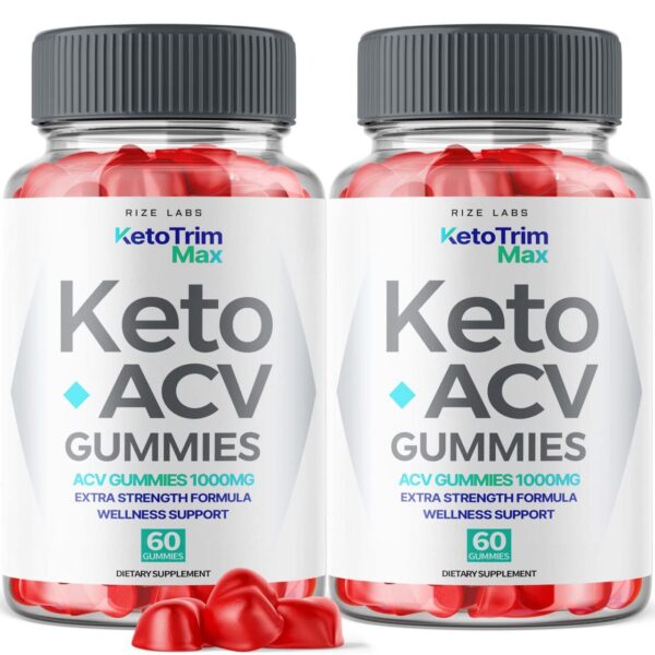 Paquete de gomitas KetoTrim Max con vinagre de manzana para pérdida de peso