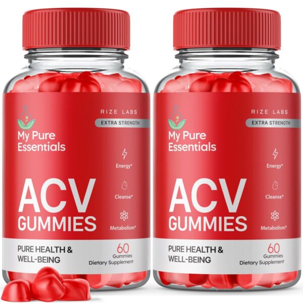 rize labs gomitas My Pure Essential ACV paquete