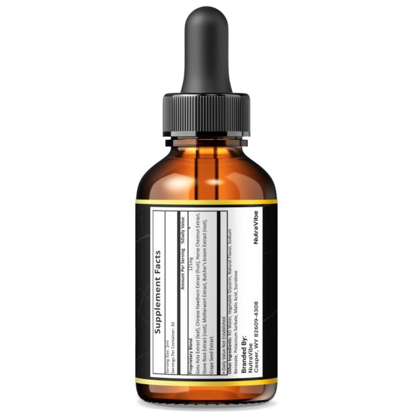 Frasco Vision Gold Drops detalle etiqueta