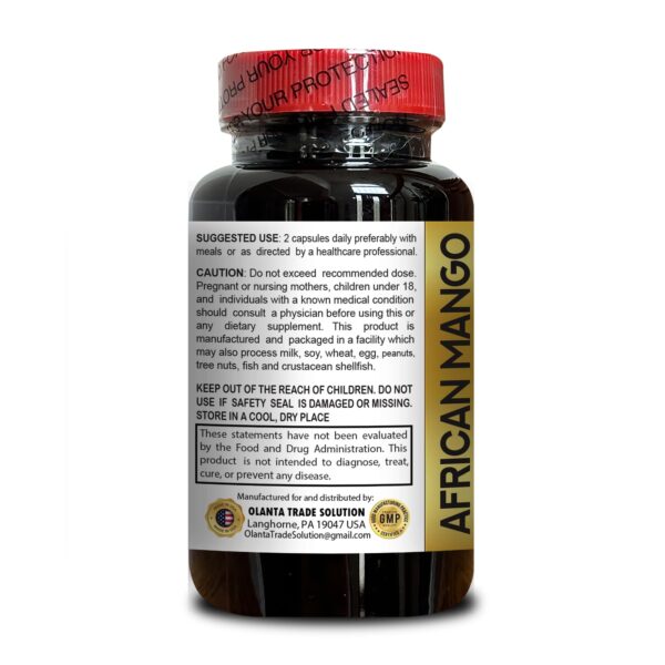 Envase con cápsulas OLANTA Mango africano