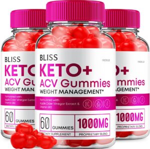 Bliss Keto ACV gomitas para pérdida de peso en empaque original