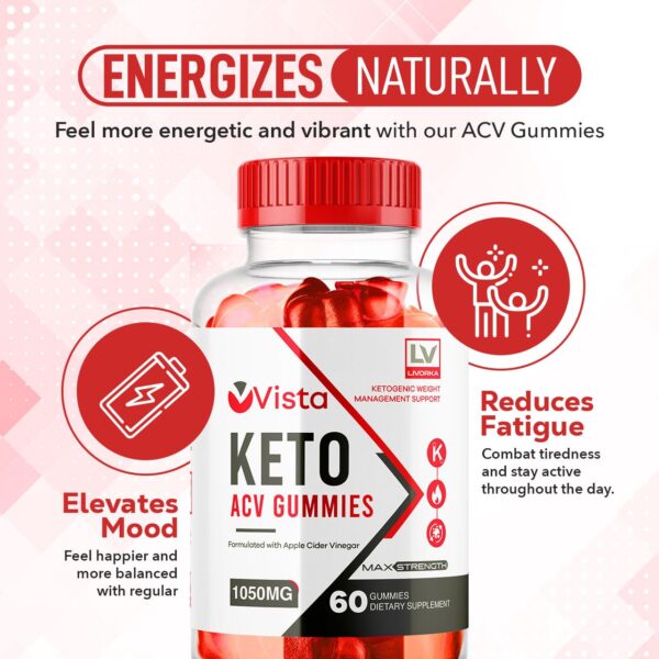 VistaKeto ACV Gummies gomitas avanzadas keto para energía