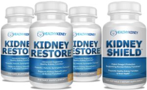 Paquete suplemento limpieza natural y Kidney Shield para riñones