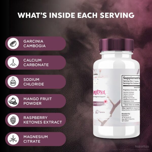 Cápsulas Metamorphx apoyo metabolismo y energía constante