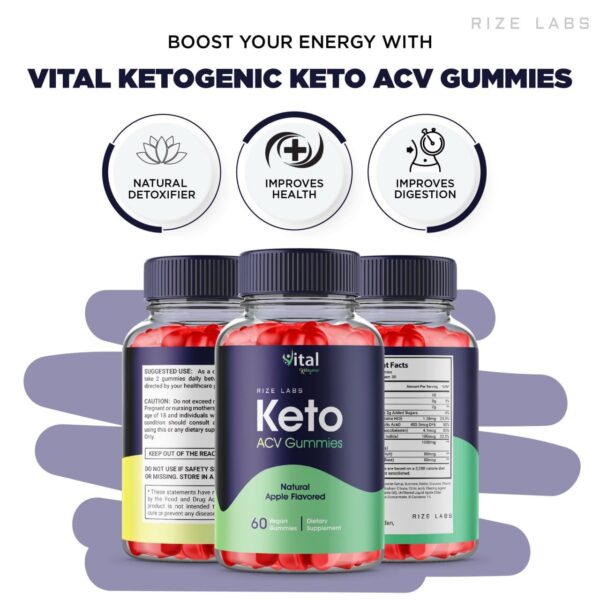 rize labs gomitas keto vital apoyo para dieta cetogénica