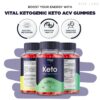 Detalle gomitas Vital Ketogenic Keto rize labs paquete