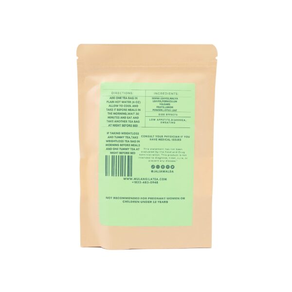 Cajas de té slimming 24 bolsitas para detox y metabolismo