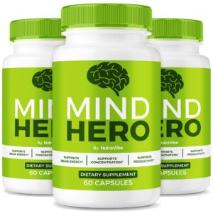 Frasco Mind Hero de NutraVibe