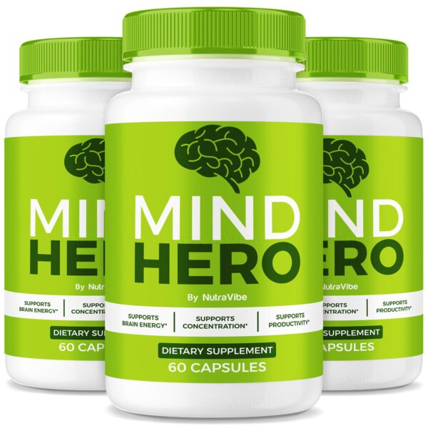 Frasco Mind Hero de NutraVibe