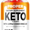 Proper Keto gomitas ACV botella frontal