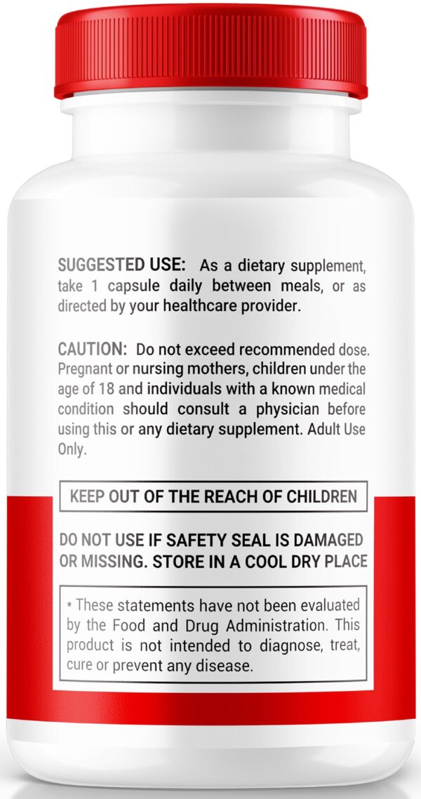 Detalle cápsulas Vital Glyc suplemento para salud y limpieza sanguínea