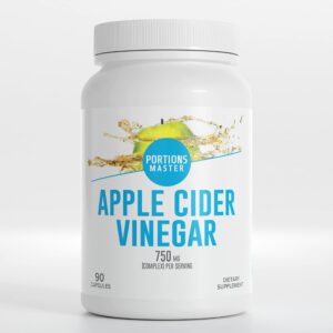 Caja de Portions Master pastillas de vinagre de sidra de manzana