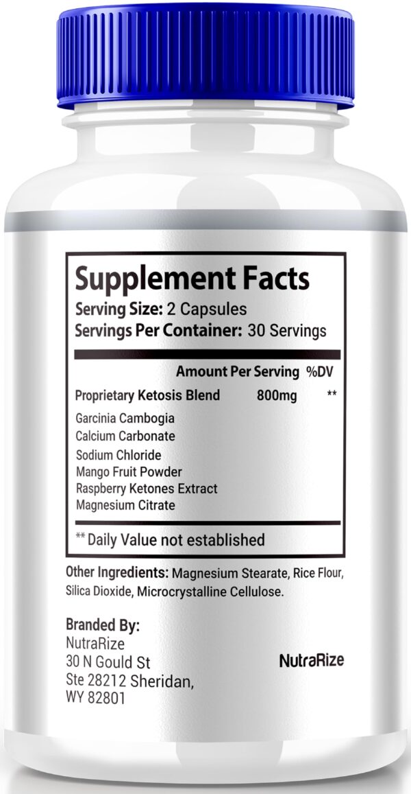 Cápsulas Ozen Vitta fórmula natural y potente keto