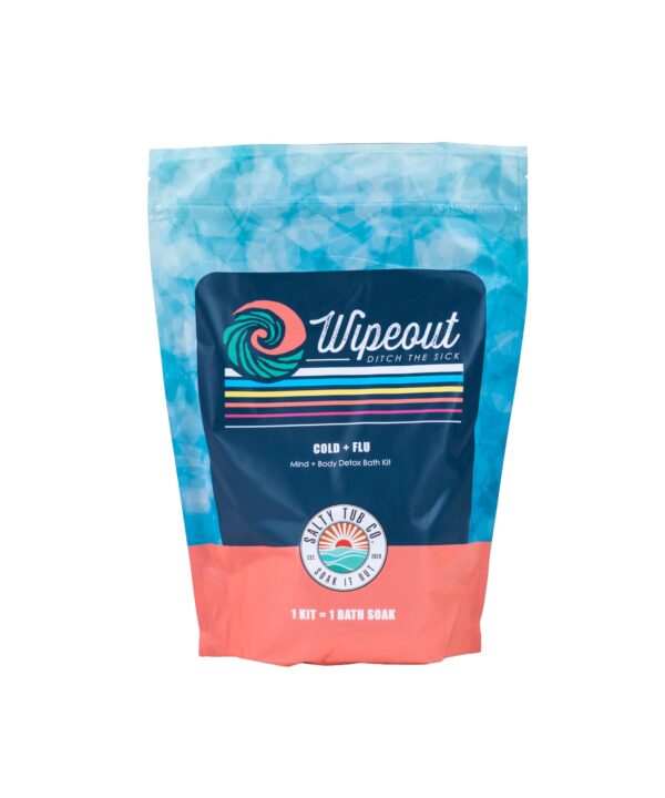 Wipeout baño detox con jengibre raíz polvo y magnesio 32 oz