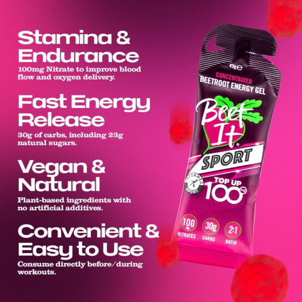 Etiqueta BEET IT en el sobre