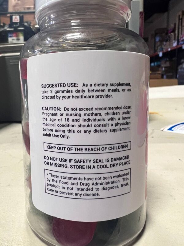 Detalle gomitas Lean Valley Keto ACV para pérdida de peso