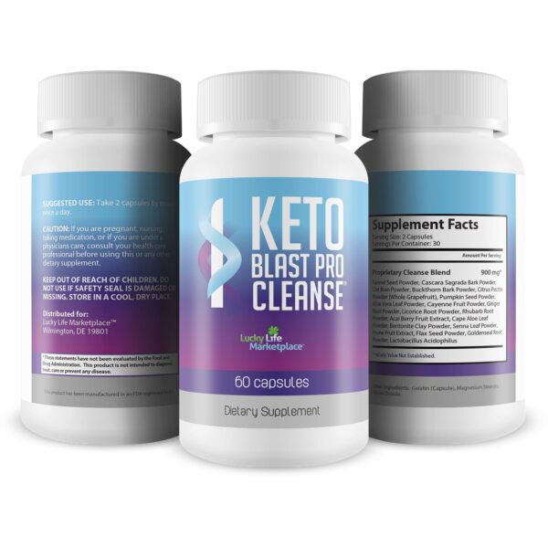 Etiqueta del producto Keto Blast Pro Cleanse desintoxicante