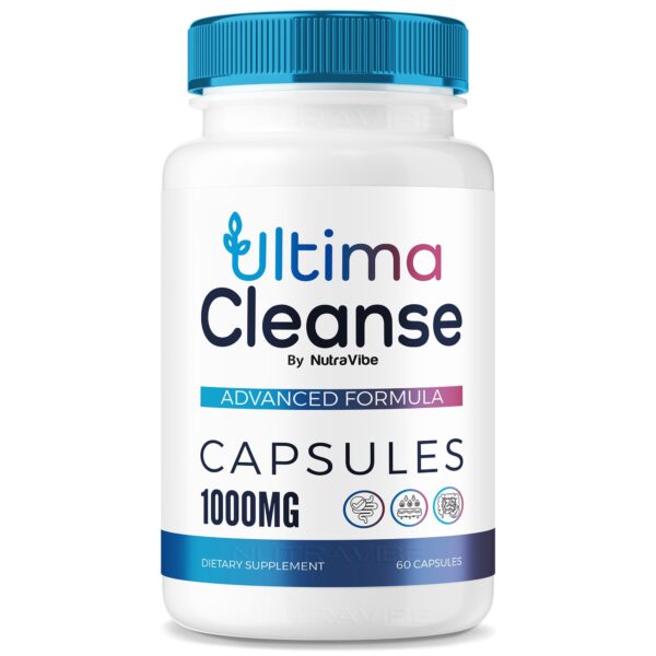 Cápsulas Ultima Cleanse en blister frontal