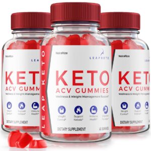 Paquete 3 gomitas Leap Keto ACV 180 piezas